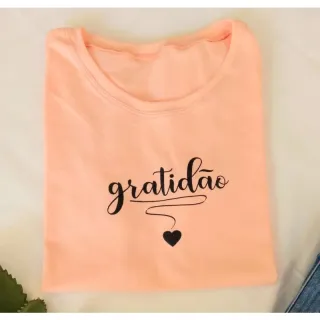 T-shirts femininas babylook 100% algodão P M G - P M G
