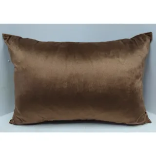 Travesseiro Aveludado Tipo Almofada 45 x 70 Com Zíper - Toque Molhado - AMARELO OCRE AVELUDADO