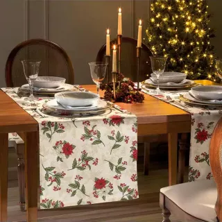 Celebra Estampado Caminho de Mesa Natal 45cm x 1,60 m - Natal 99