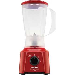 Liquidificador Vermelho Arno Power Mix LQ11 - 2L, 550W, 2 Velocidades