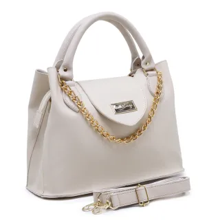 Willibags - Bolsa Feminina Tiracolo e de Mão com Detalhe em Corrente - Pink