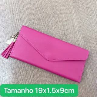 Carteira Multiuso Longa / Portátil e Estilosa para Mulheres 6177 - Hx6177 Pink