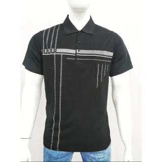 Camisa Polo Masculina com Bolso Algodão/Poliéster + Brinde - Ref: C01 - Cinza