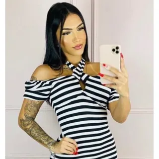 Moda Evangelica - Blusa Feminina Manga Curta para Amamentação - Cinza