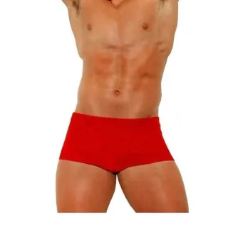 Moda Praia Masculino: Kit com 3 Sungas Boxer Ajustáveis na Cintura - Kit com 3 Sungas
