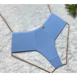 Calcinhas Conforto Fio Duplo Pala Alta Tanga Kit 3 ref 323 - Variadas