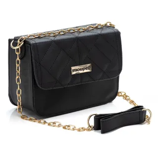 Bolsa Pequena Transversal Alça Corrente - Preta