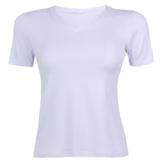 Manga Curta Blusa Feminina Gola V - Vinho