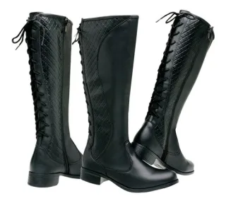 Promoção Top: Bota Feminina Montaria Cano Alto em Courino