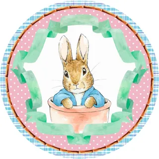 Jogo Americano Decoração Estampado Páscoa Sousplat 35cm - Coelho Bambi