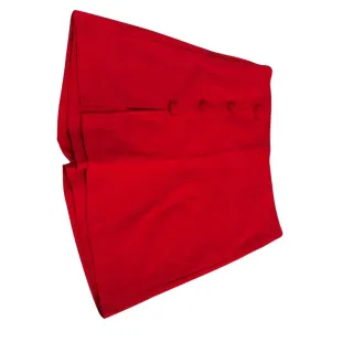 Saia Curta Cintura Alta Bengaline Fenda Lateral - Branco