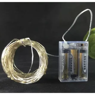 Iluminação Fada Lindo Cordão de Luz - 10 metros, 100 leds - TX0523F BRANCO FRIO