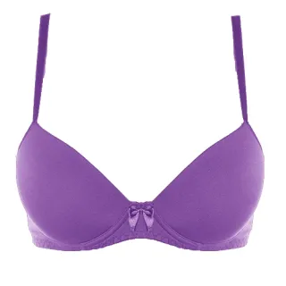 Atacado Sutiã Básico Dia-A-Dia com Bojo em Microfibra Lisa - Rosa / Rosê