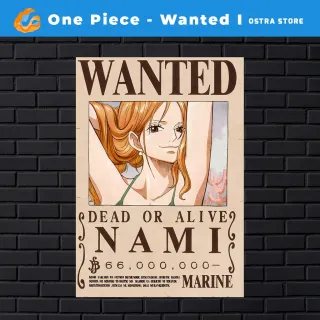 Placa decorativa MDF - One Piece Wanted I de 01 a 15 - Presente - #9
