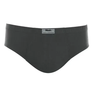 Cueca Anatômica Mash Slip Basic 74.58 Cós Elástico Algodão - Preto