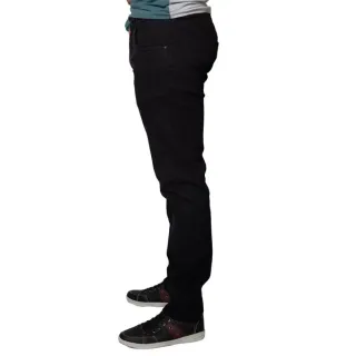 Preta Calça Masculina Skinny Jeans - 48