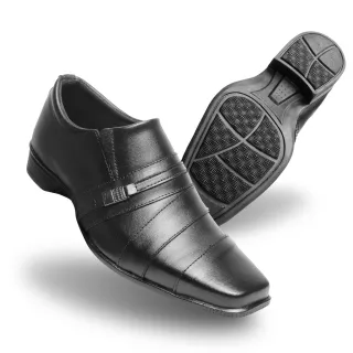 Fechamento Fivela Sapato Social Masculino Couro Ecológico - 38