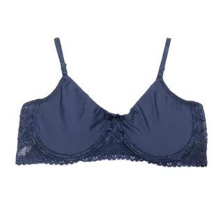 Soutien com Renda, Alças Ajustáveis e Aro - Sutiã sem Bojo - Rubro