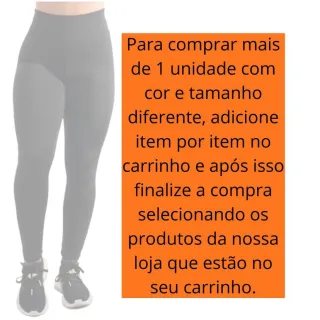 Cintura Alta Fitness Feminina Kit 2 Calças Legging Suplex - PRETO E CINZA