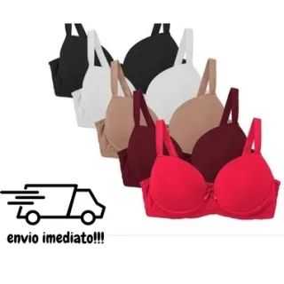 Sutiã Confortável em Microfibra com Bojo - Soutien Lingerie - SORTIDAS- sem escolha