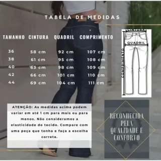 Cintura alta preta flare: calça de moda feminina - 38
