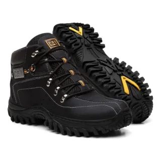 Promoção Bota Caterpillar Masculina Reforçada em Lona - Marrom