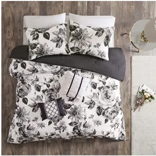 Edredom Casal Queen Estampado Super Macio - Kit 2,40m X 2,00m - Floral