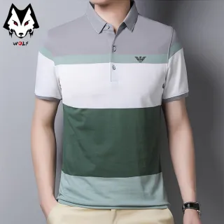 Camiseta Polo Masculina Manga Curta - Moda Casual - Blue