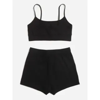 Top Malhar Conjunto Short Causal Dia Dia Academia - G