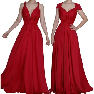 Vestido Multiformas Infinity Longo de Festa - Modelo 238 - Terracota