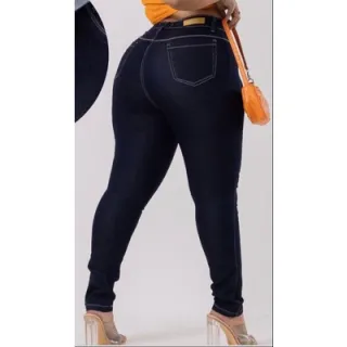 Modeladora Cinta Jeans Plus Size Feminina Calça Super Lipo - 52
