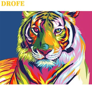 Pintura Animal por Números - Drofe (40X50 Cm) - 1475