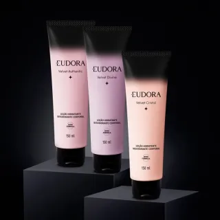 Loção Hidratante Desodorante Corporal Eudora Velvet Authentic 150ml - Único
