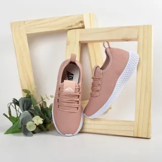 Original AD Tênis Esportivo Feminino Leve Confortável - RAIBULL PRETO-PINK
