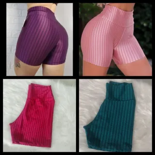 Roupa fitness academia SHORTE 3D - Rosa neon