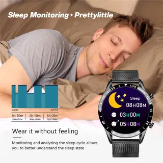 Relógio inteligente masculino LIGE IP67 à prova d