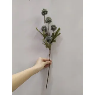 Arranjo Decorativo de Flores Artificiais Dente de Leão - Buquê com 5 flores - Azul