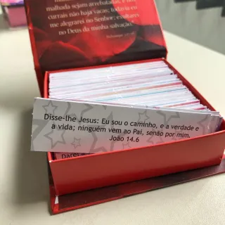 Promessas preciosas de Deus: Caixa com versículos da Bíblia Sagrada - Único