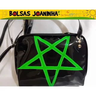 Valor Unitário Bolsa Pentagrama Alça Transversal Cores Várias - Único