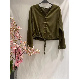 Fashion H.eleny Blusa Feminina Manga Longa M041 - Preto