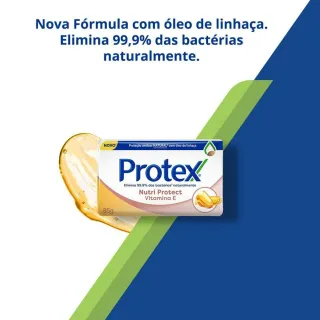 Sabonete em Barra Protex Nutri Protect Vitamina E 85g 8 Unidades - Único