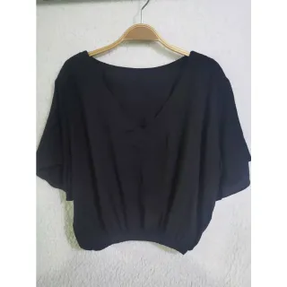 Moda verao blusa manga curta Duna - Vermelho