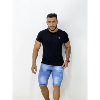 Bermuda Jeans clara SKY BLUE com elastano 2% - 38