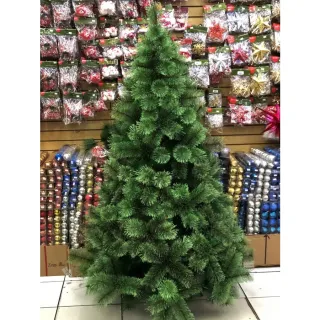 Pinheiro de Natal Luxo Verde Neve 1,50m c/ 260 Galhos - Único