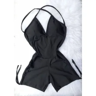 Academia cordinha lateral macaquinho fitness com bojo - estampa 13