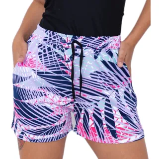 Promoção Verão: Kit 2 Bermudas Estampadas Femininas, Moda Praia - M