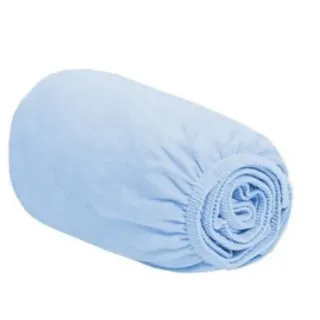 Lençol Avulso Solteiro com Elástico - Altura 0,20m x 0,88m x 1,88m - Azul Claro