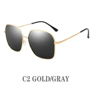 Retro Masculinos Óculos de Sol - C3 SILVER/GRAY