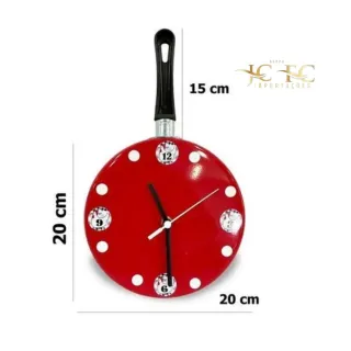 Frigideira de Alumínio para Relógio de Cozinha - Único