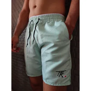 Moda masculina: bermudas de praia estilo mauricinho - Azul Marinho